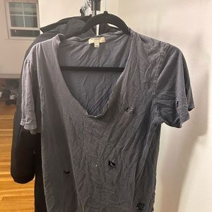 Burberry distressed tshirt